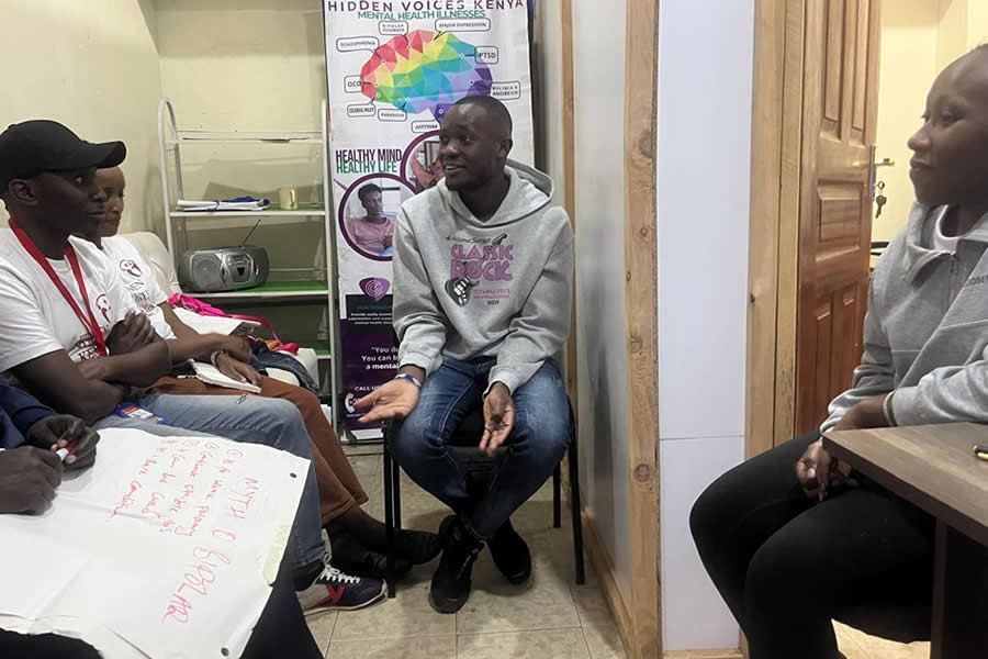 Peer education by HVK team on Depression